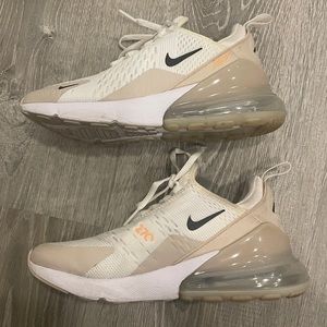 White Nike Air Max 270, Women’s Size 6.5